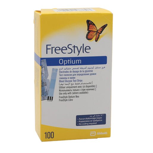 Freestyle Optium Glucose Strips 100 - Shopping4Africa