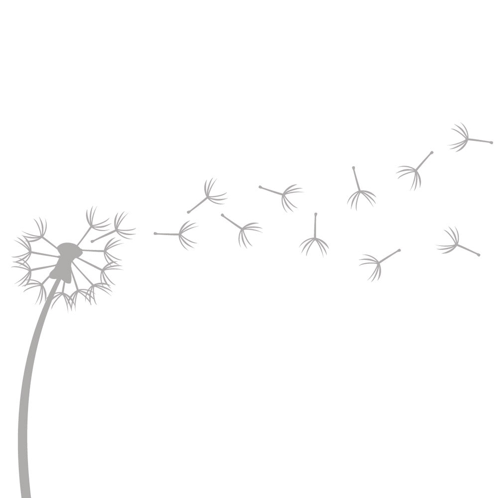 Frosted Dandelion - vinyl glass stickers - Shopping4Africa