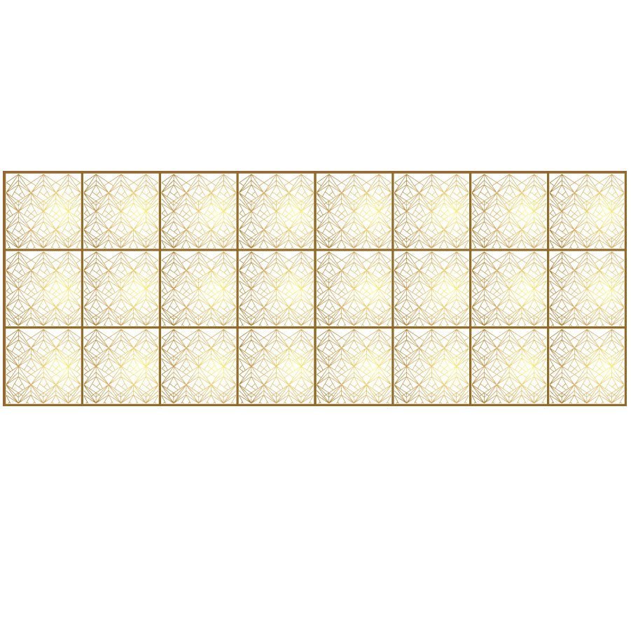 Geometric Gold - Vinyl Tile Strips - Shopping4Africa