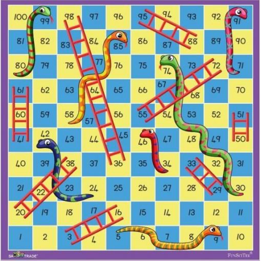 Giant PVC Mat - Snakes & Ladders - FunSciTek Games - Shopping4Africa