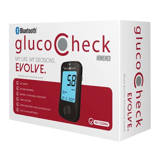 GlucoCheck Evolve Bluetooth Blood Glucose Meter TD-4125BT - Shopping4Africa