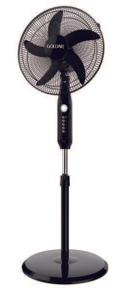 Goldair 16" Rechargeable Stand Fan GPF - 1673B - Shopping4Africa