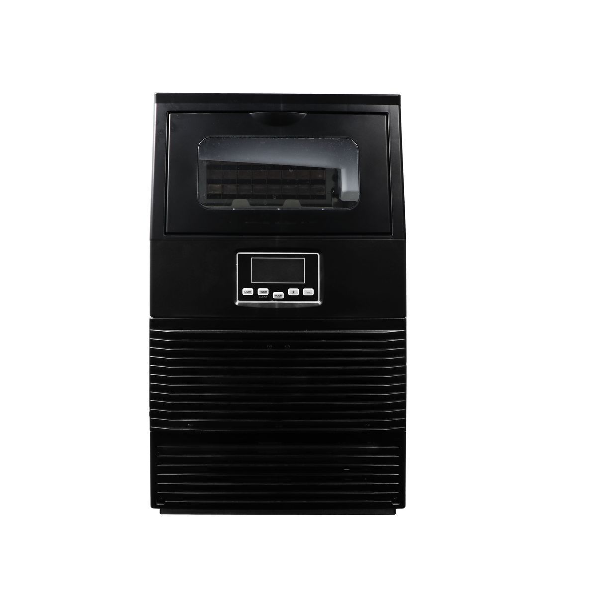 Goldair 30Kg/24Hrs Matt Black Plumbed-In Ice Maker Square Cubes GIM-30 - Shopping4Africa