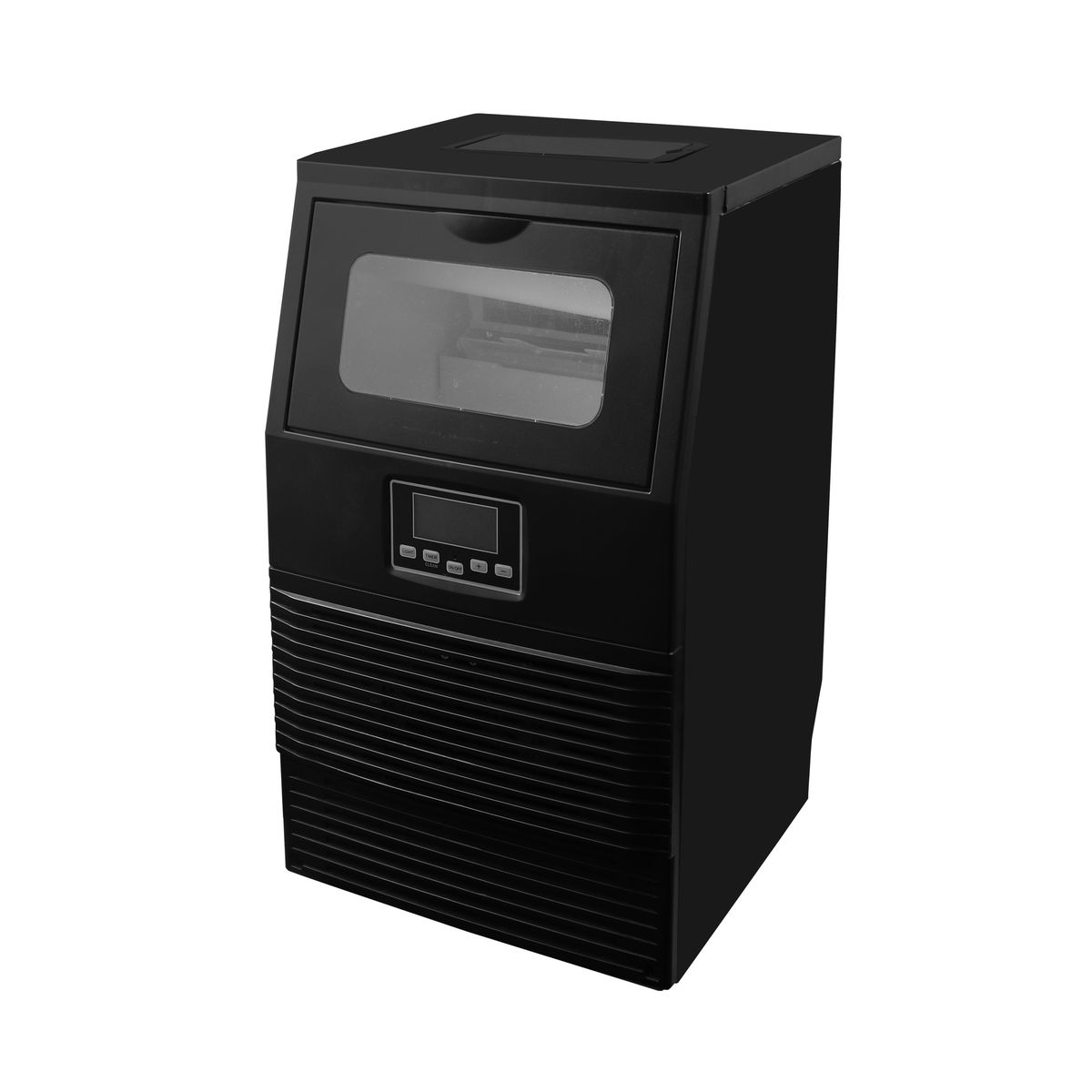 Goldair 30Kg/24Hrs Matt Black Plumbed-In Ice Maker Square Cubes GIM-30 - Shopping4Africa