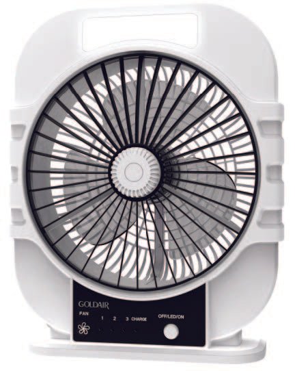 Goldair 8" Rechargeable Box Fan GBF - 809 - Shopping4Africa