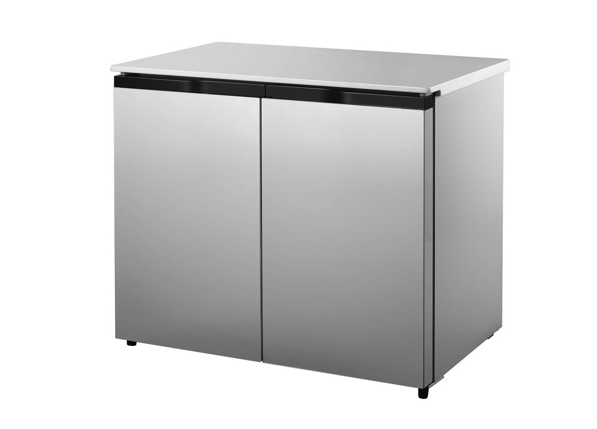GOLDAIR Double Door Bar Fridge/Freezer Silver 240L GUSS-240 - Shopping4Africa