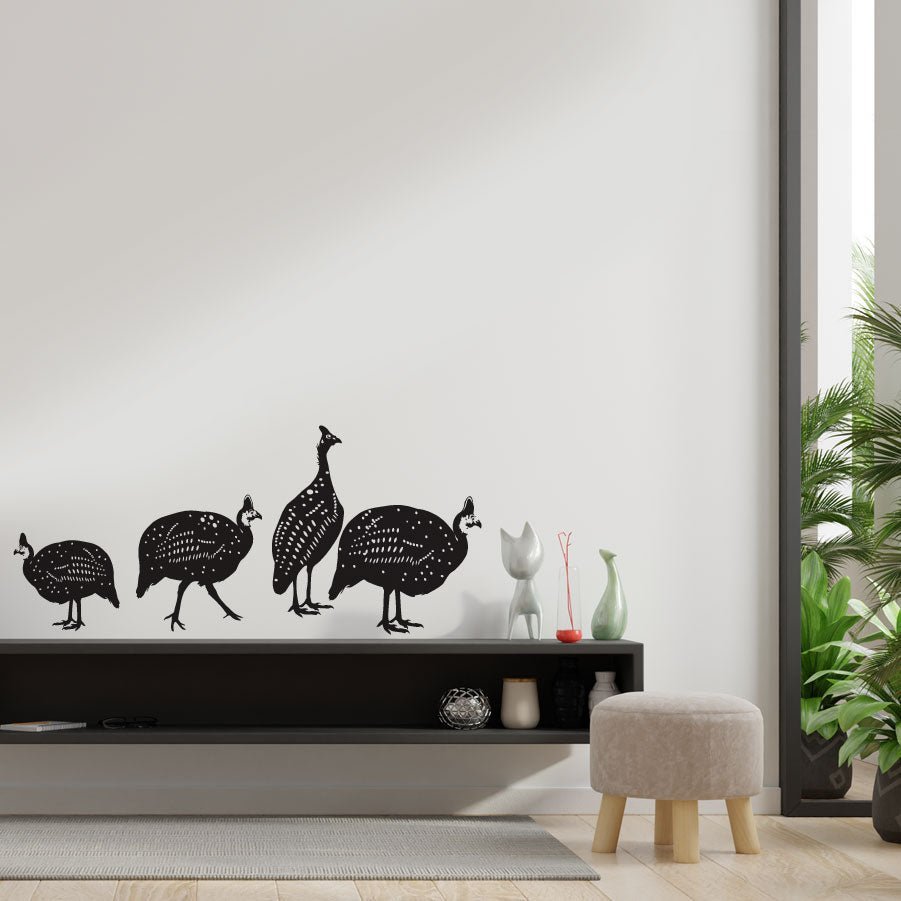 Guinea fowl - vinyl wall stickers - Shopping4Africa