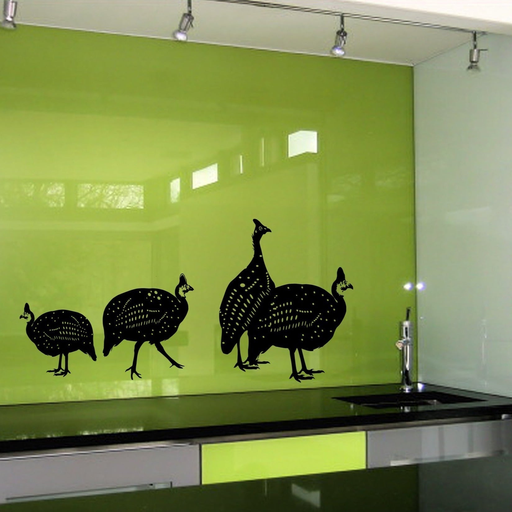 Guinea fowl - vinyl wall stickers - Shopping4Africa