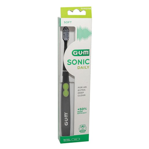 Gum sonic daily toothbrush - black - Shopping4Africa