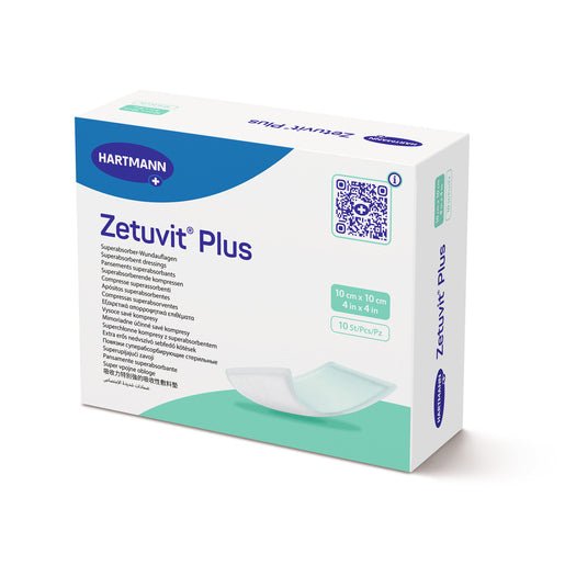 Hartmann Zetuvit Plus Absorbent Dressing Sterile 10x10 cm ( Pack of 10) - Shopping4Africa