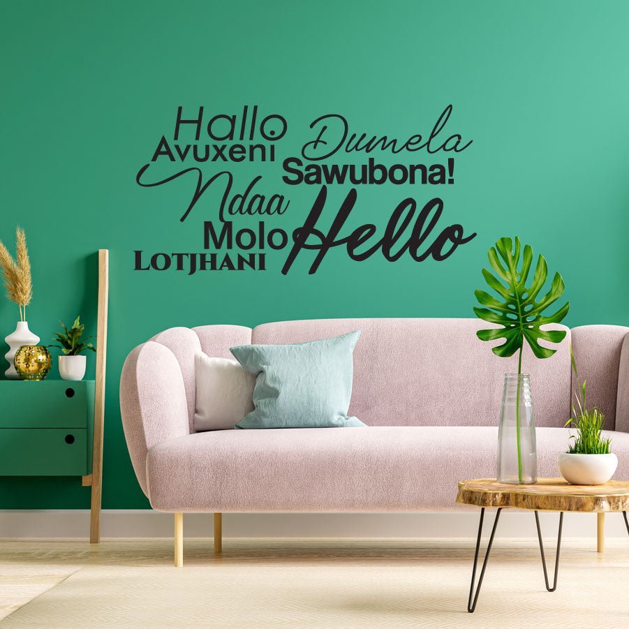 Hello South Africa! - vinyl wall stickers - Shopping4Africa