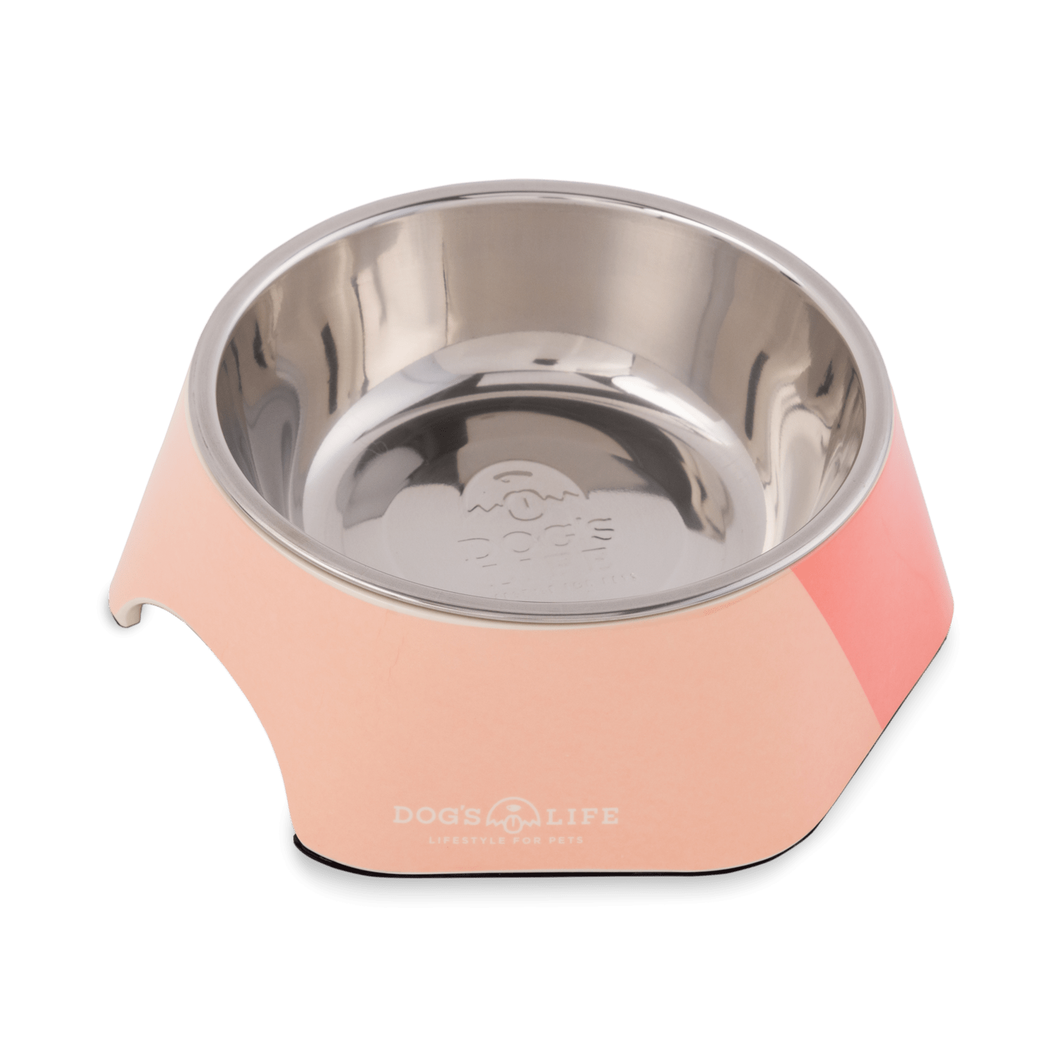 Hexagon Melamine Stainless Steel Bowl Pink - Shopping4Africa