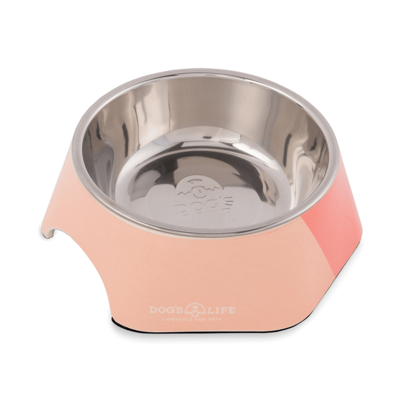 Hexagon Melamine Stainless Steel Bowl Pink - Shopping4Africa