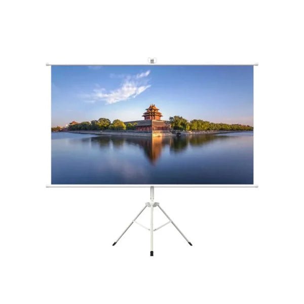 HTPNEO 100 - Inch Portable Projector Screen with Tripod Stand (16:9) – Indoor & Outdoor Use - Shopping4Africa
