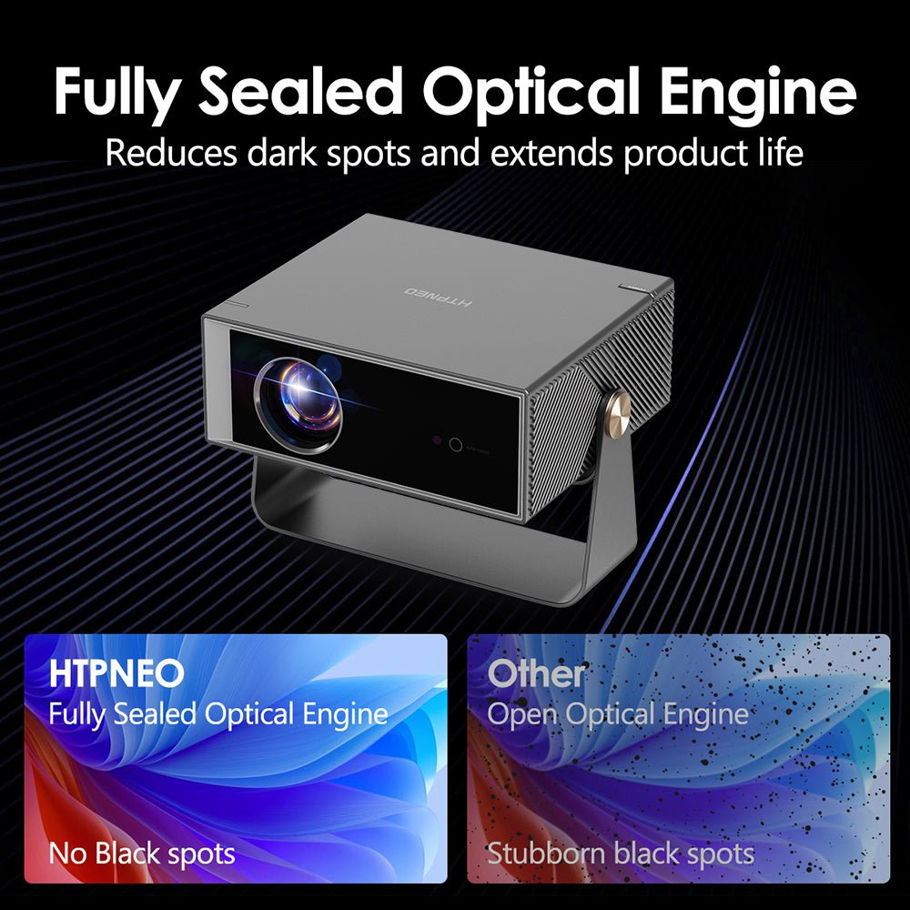 HTPNEO H80 4K Smart Projector – Ultra - Bright Home Theatre with Auto Focus & Whale OS - Shopping4Africa