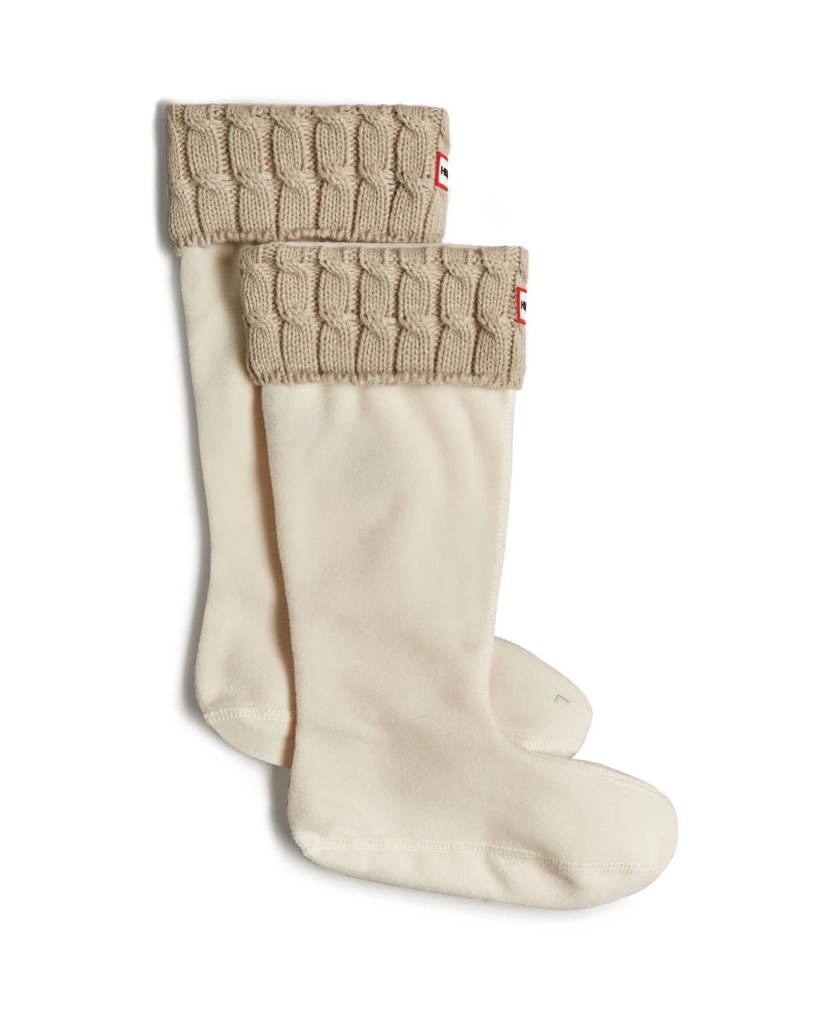 Hunter 6 Stitch Cable Tall Boot Socks Greige - Shopping4Africa