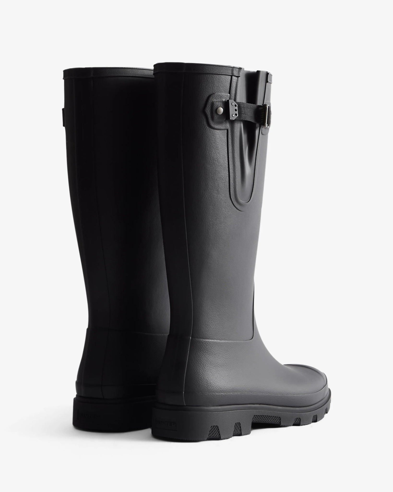 Hunter Men's Downpour Field Adjustable Tall Wellington Boot Black - Shopping4Africa