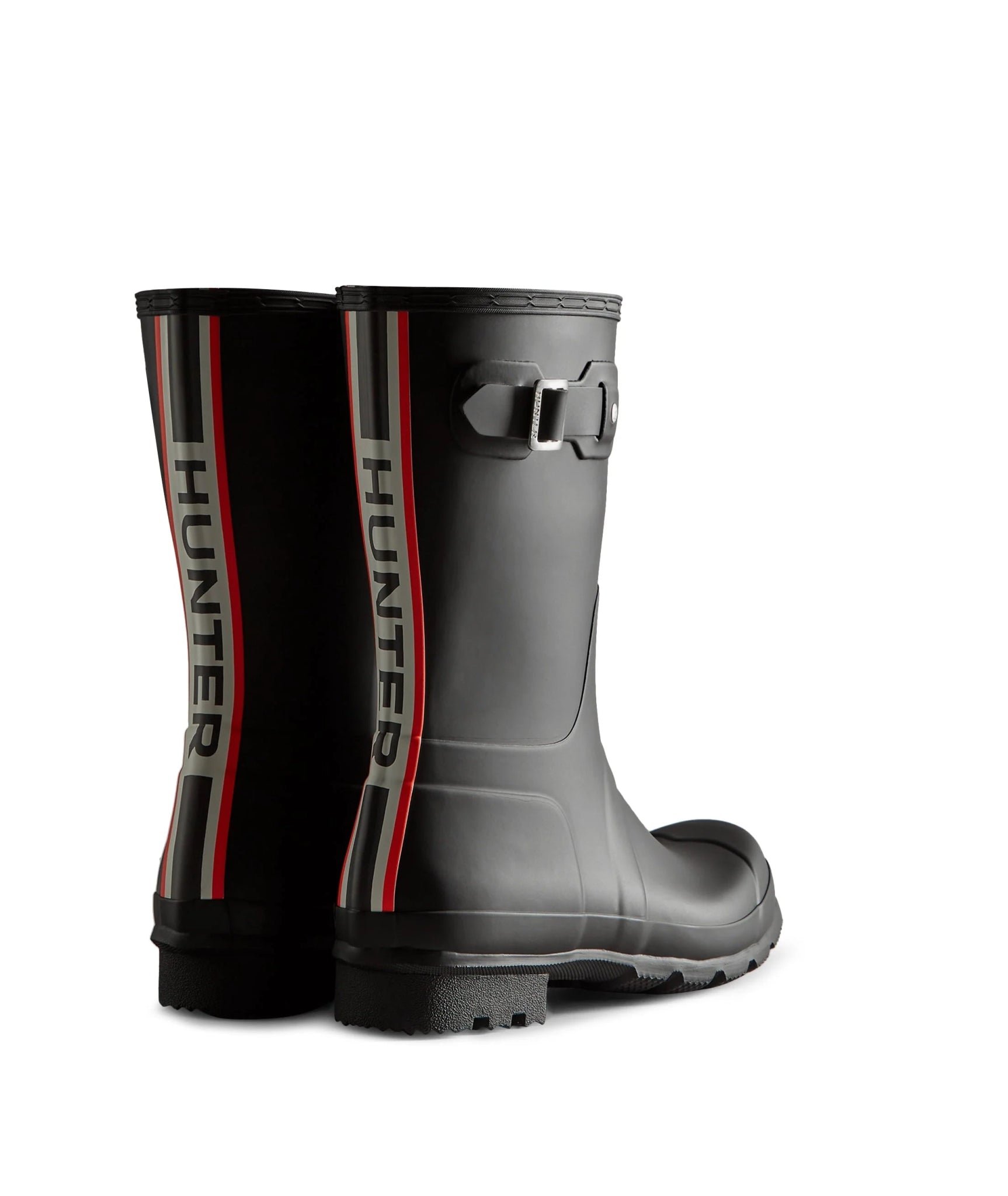 Hunter Men's Original Short Logo Boots Black - Shopping4Africa