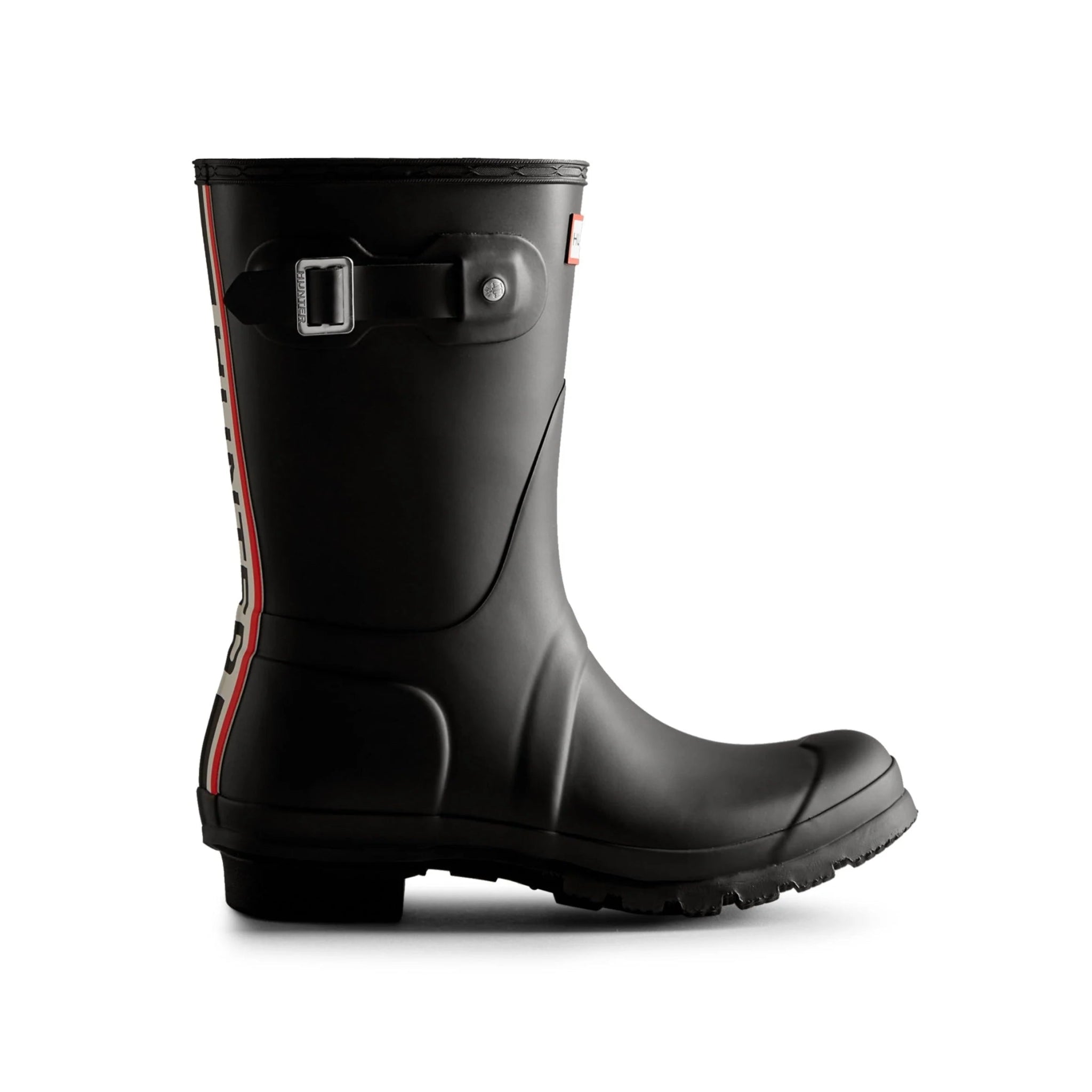 Hunter Original Short Logo Boots Black - Shopping4Africa