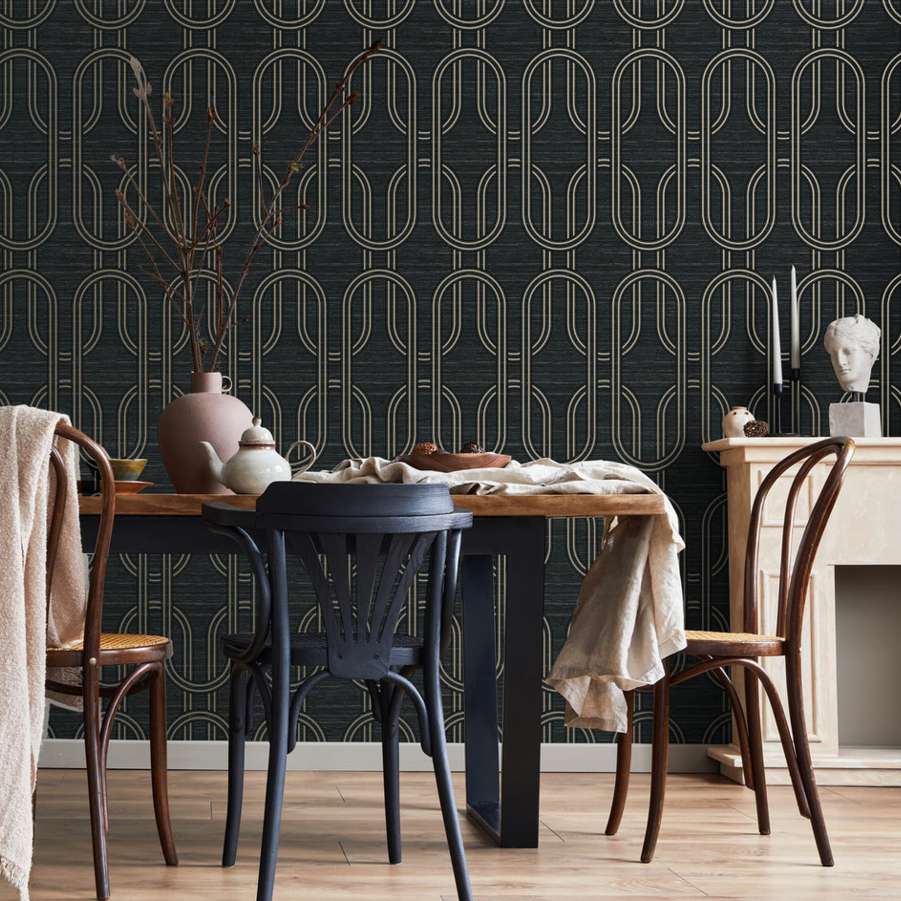 Indulgent Geo Onyx Wallpaper - Shopping4Africa