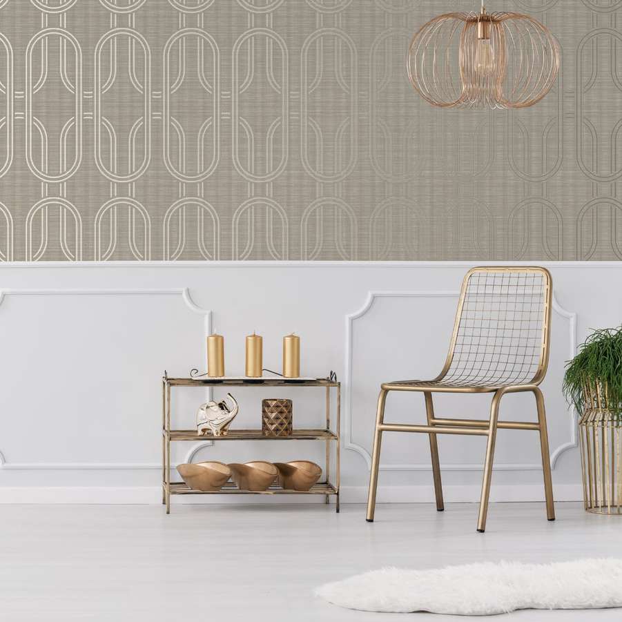 Indulgent Geo Pearl Wallpaper - Shopping4Africa