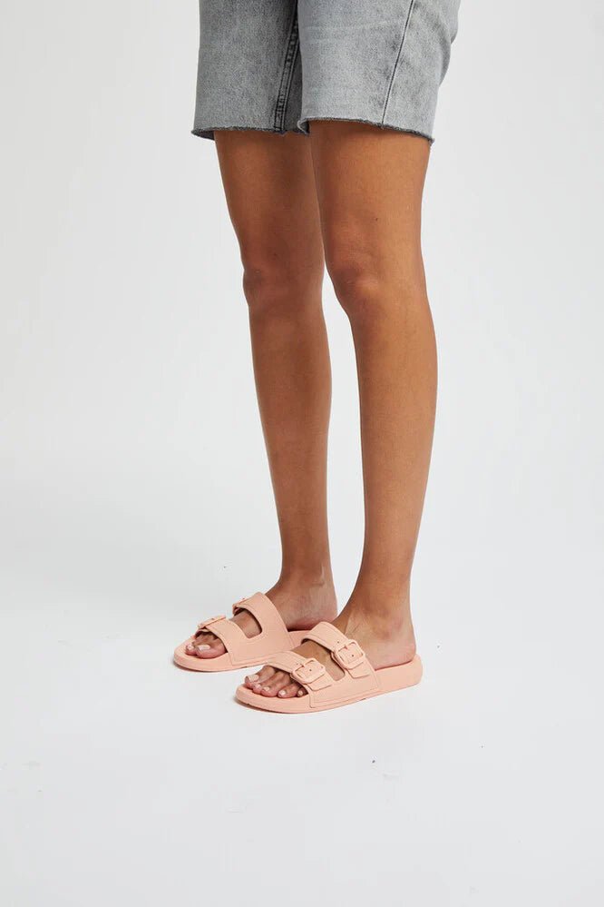 iQ Two - Bar Buckle Slides Blushy - Shopping4Africa