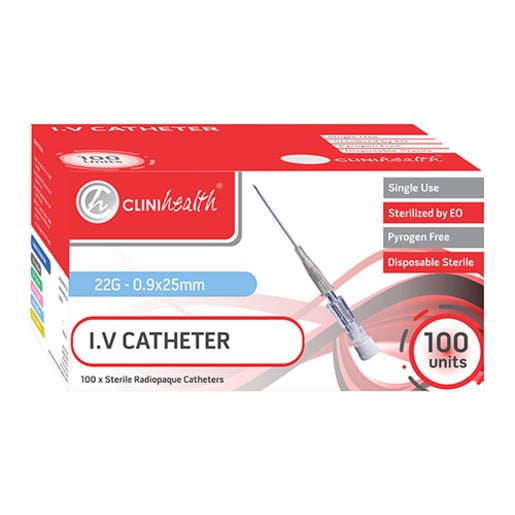 Iv Catheter 22G Without Port &Wings 100s - Shopping4Africa