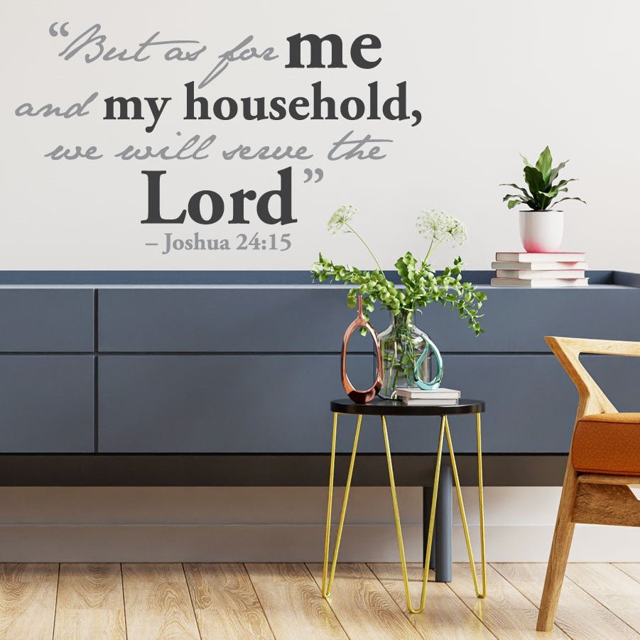 Joshua Quote - vinyl wall poetry - Shopping4Africa