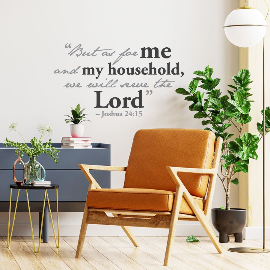 Joshua Quote - vinyl wall poetry - Shopping4Africa