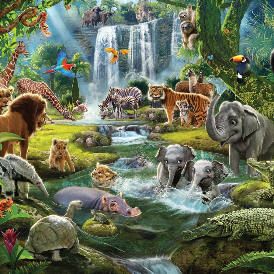 Jungle Adventure Mural - Shopping4Africa