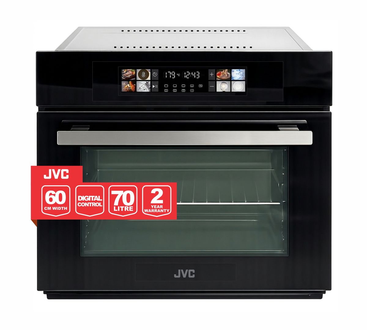JVC Built-In Electric Oven with Touch Control and Fan Convection WG-NBOE70B5S - Shopping4Africa