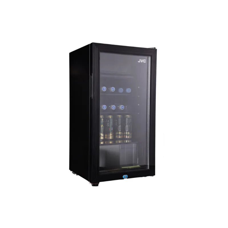 JVC Glass Door Design Bar Refrigerator With Ice Maker WG-NRF110B5S - Shopping4Africa