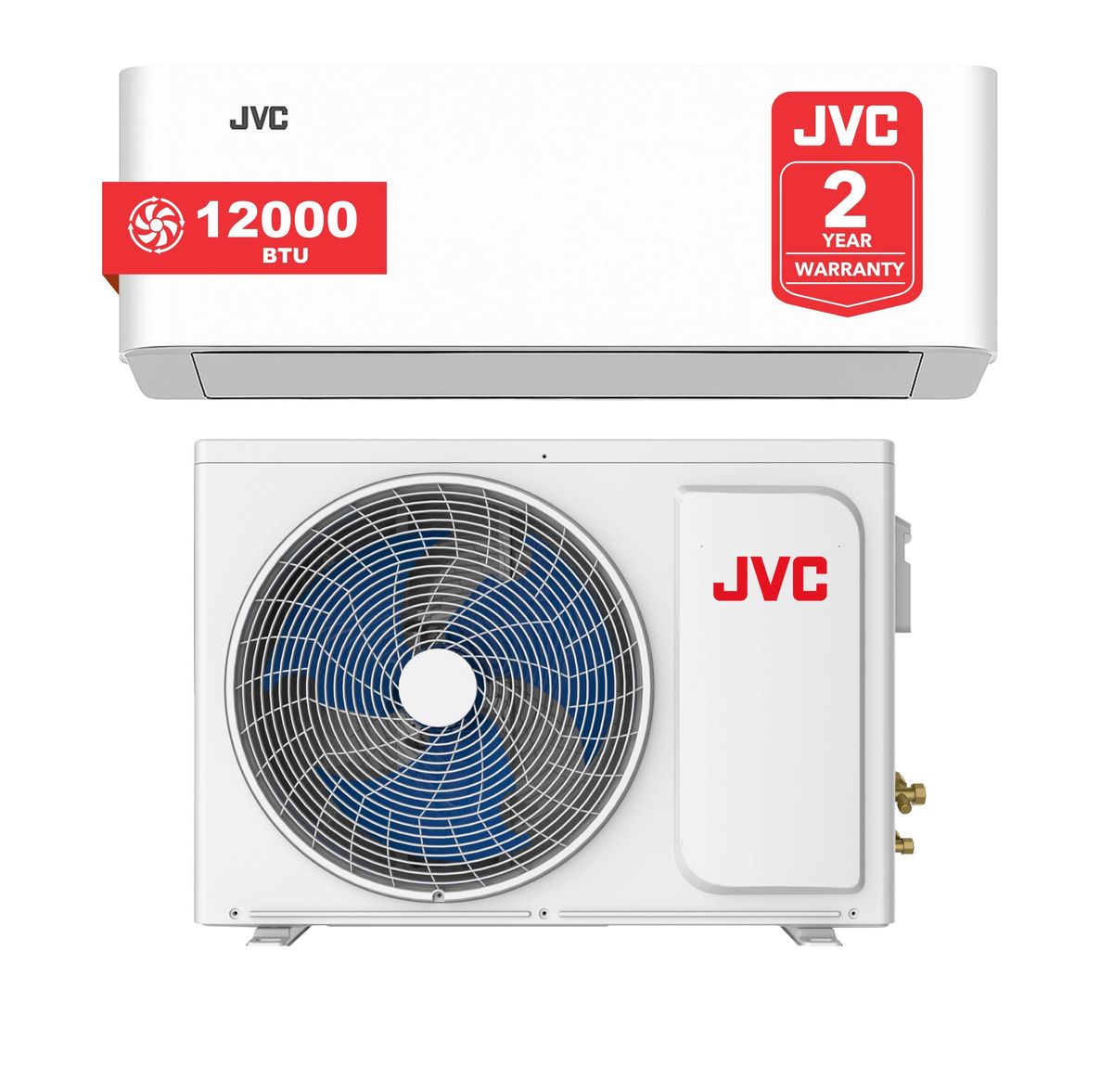 JVC White Split - System Air Conditioner 12000 BTU WG - NACF12W5S - Shopping4Africa
