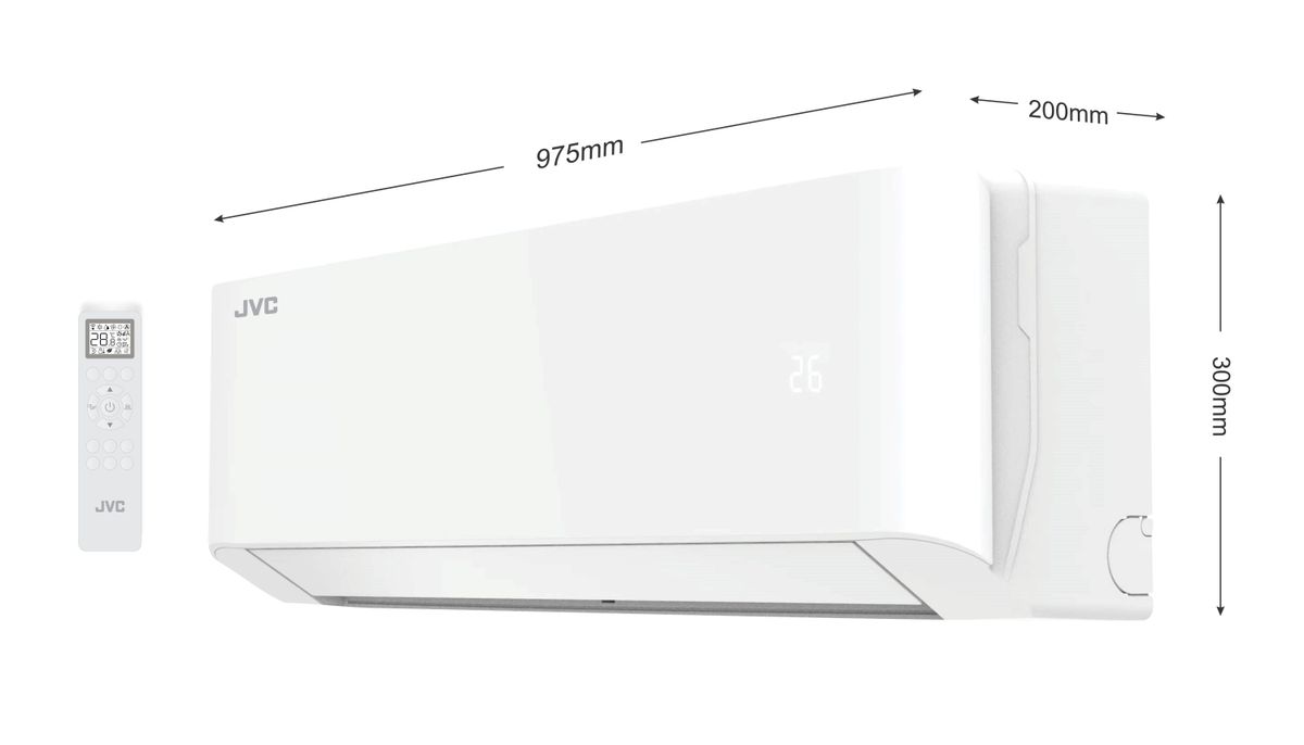 JVC White Split - System Air Conditioner 18000 BTU WG - NACF18W5S - Shopping4Africa