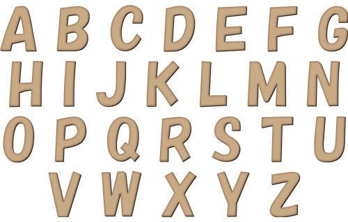 Kids Wooden Alphabet Letters - Shopping4Africa