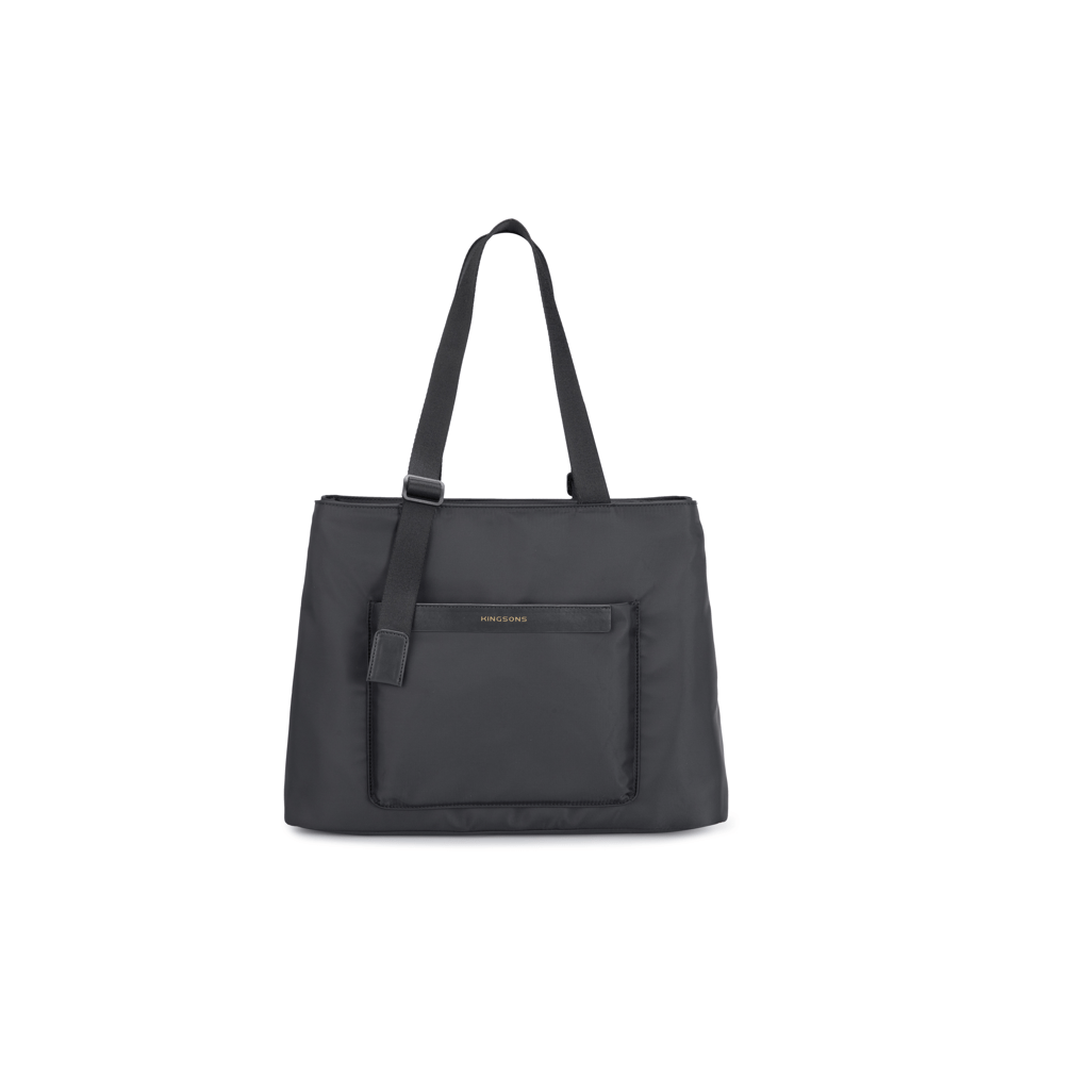 Kingsons Echo Ladies 15.6 inch Laptop Tote Bag Black - Shopping4Africa