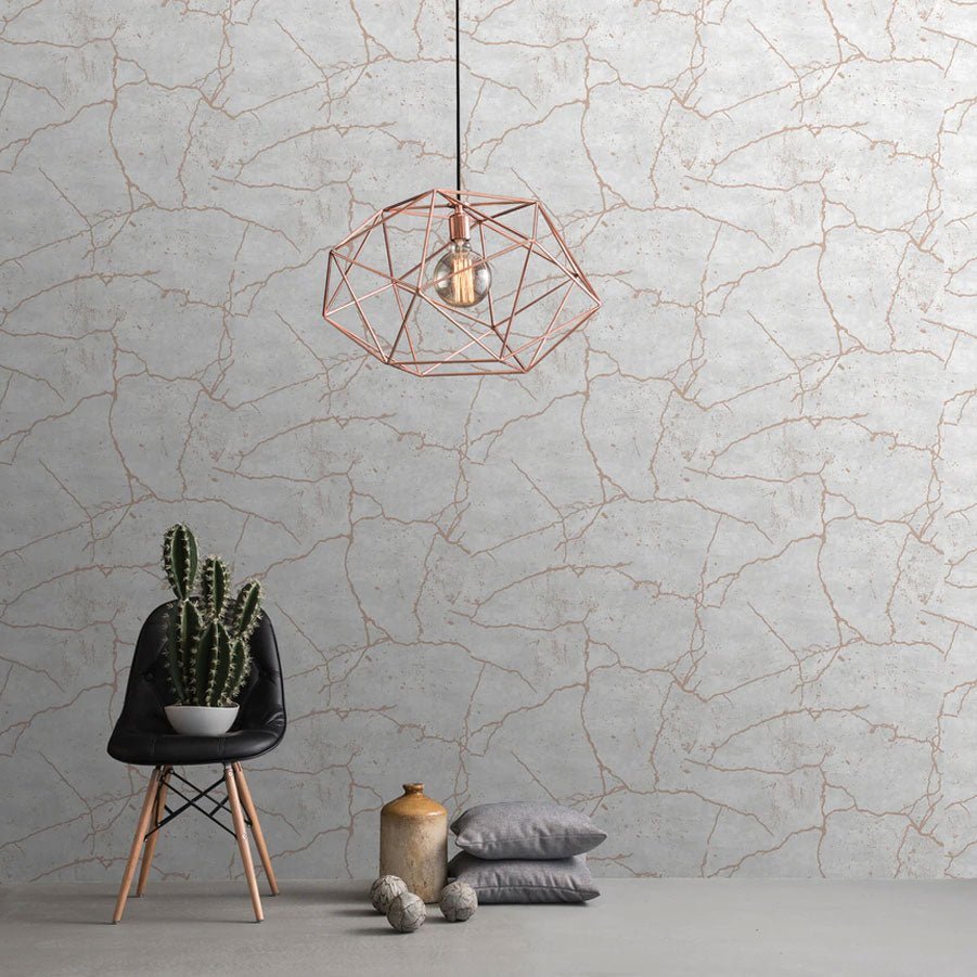 Kintsugi Rose Gold Wallpaper - Shopping4Africa