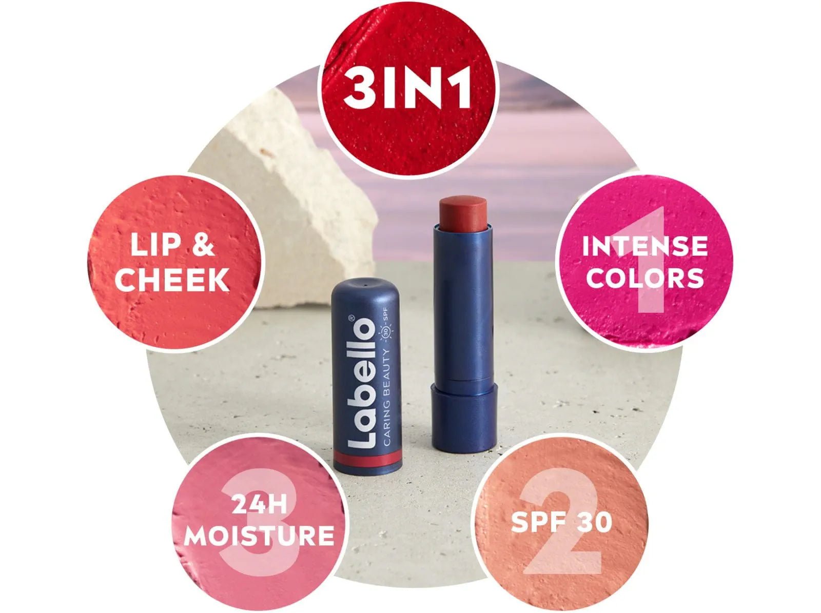 Labello Lip Care 3in1 (Coral Nude) 4.8G - Shopping4Africa