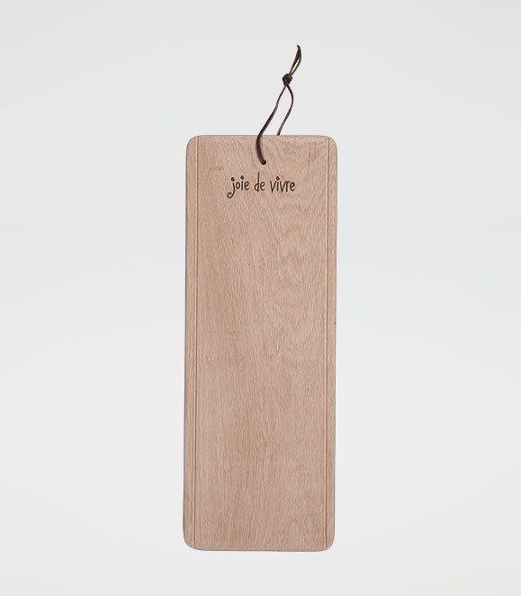 Laid Back Joie de Vivre Baguette Ciabatta Board Large Handmade Large Oak Rustic Finish - Shopping4Africa