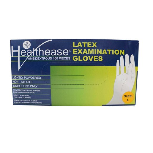 Latex Examination Gloves Lightly Powdered - Healthease 100 - Shopping4Africa