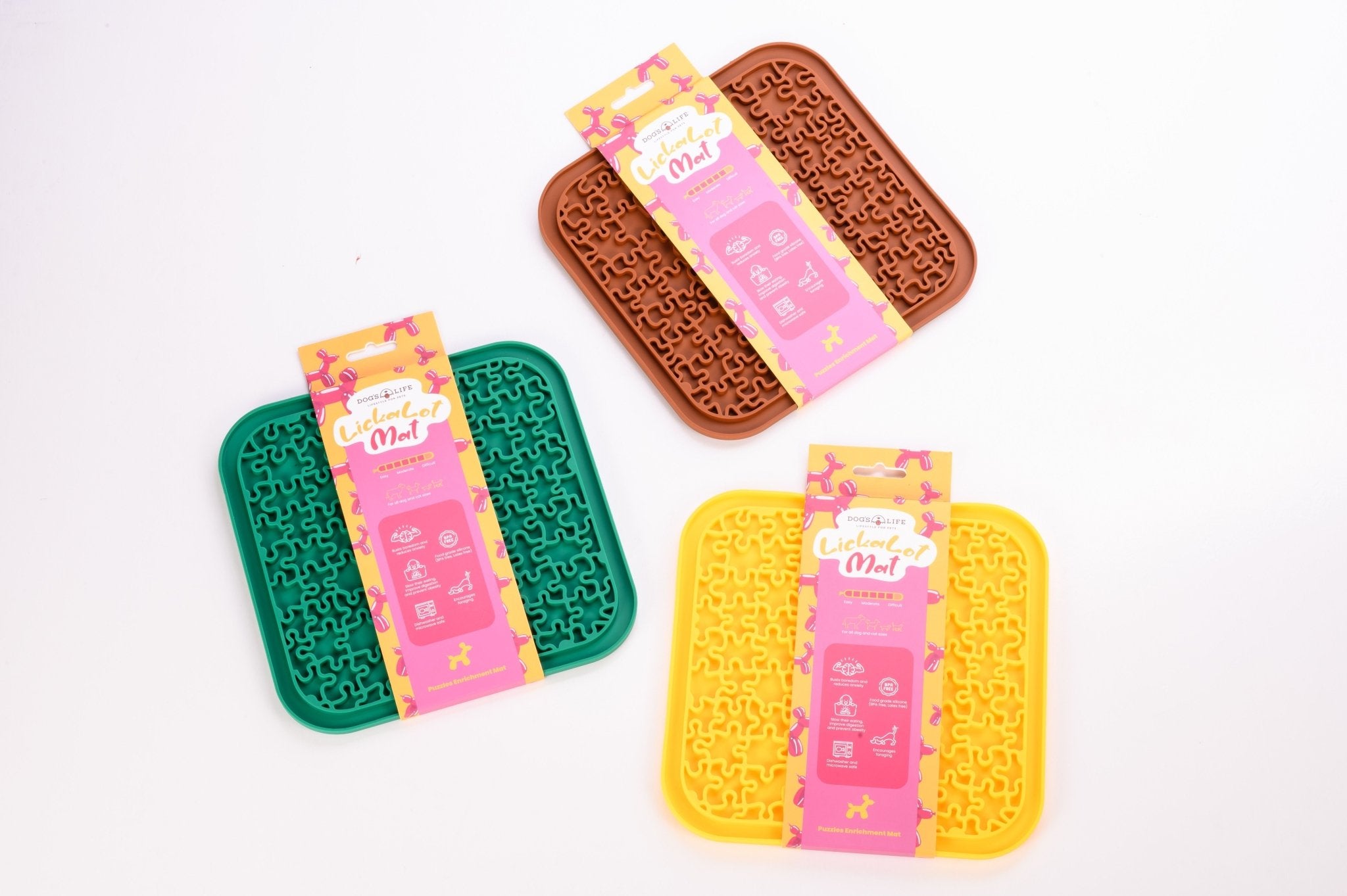 Lickalot Puzzles Enrichment Mat Brown - Shopping4Africa