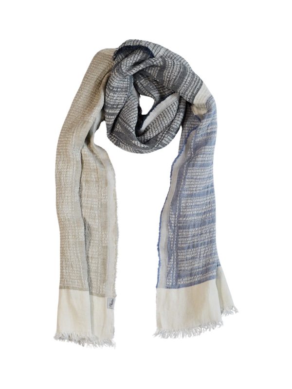 Linen Bogolan Scarf 100% - Shopping4Africa