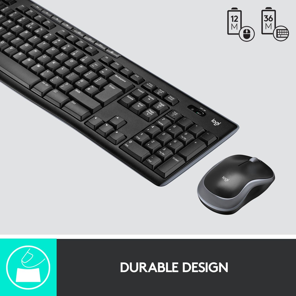 Logitech® MK270 Wireless Keyboard Mouse Combo - Shopping4Africa