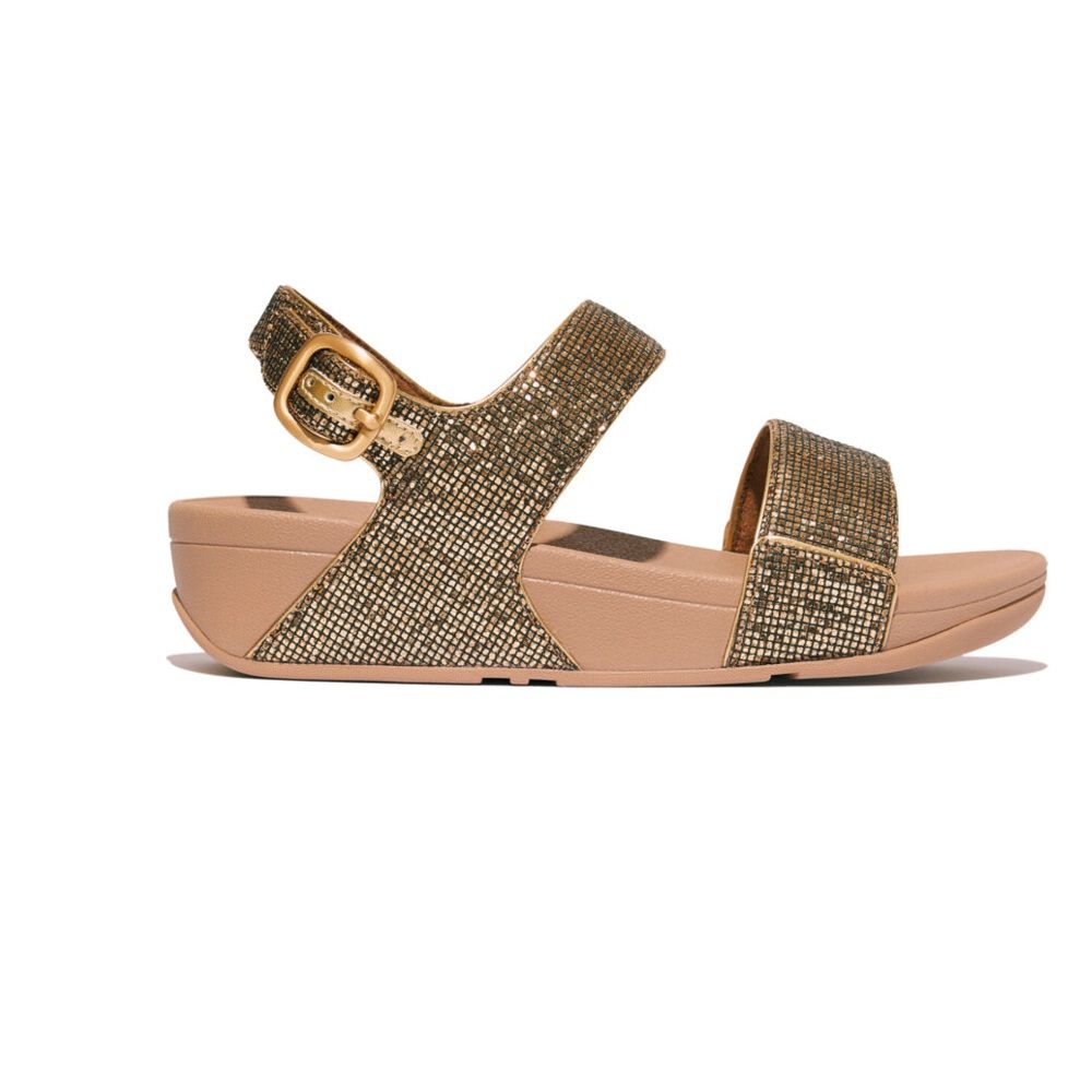 Lulu Glitterball Sandals Old Gold - Shopping4Africa