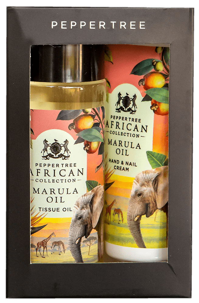 Marula Tissue Oil & Hand & Nail Cream Pamper Pack 100 ml + 50 ml - Shopping4Africa