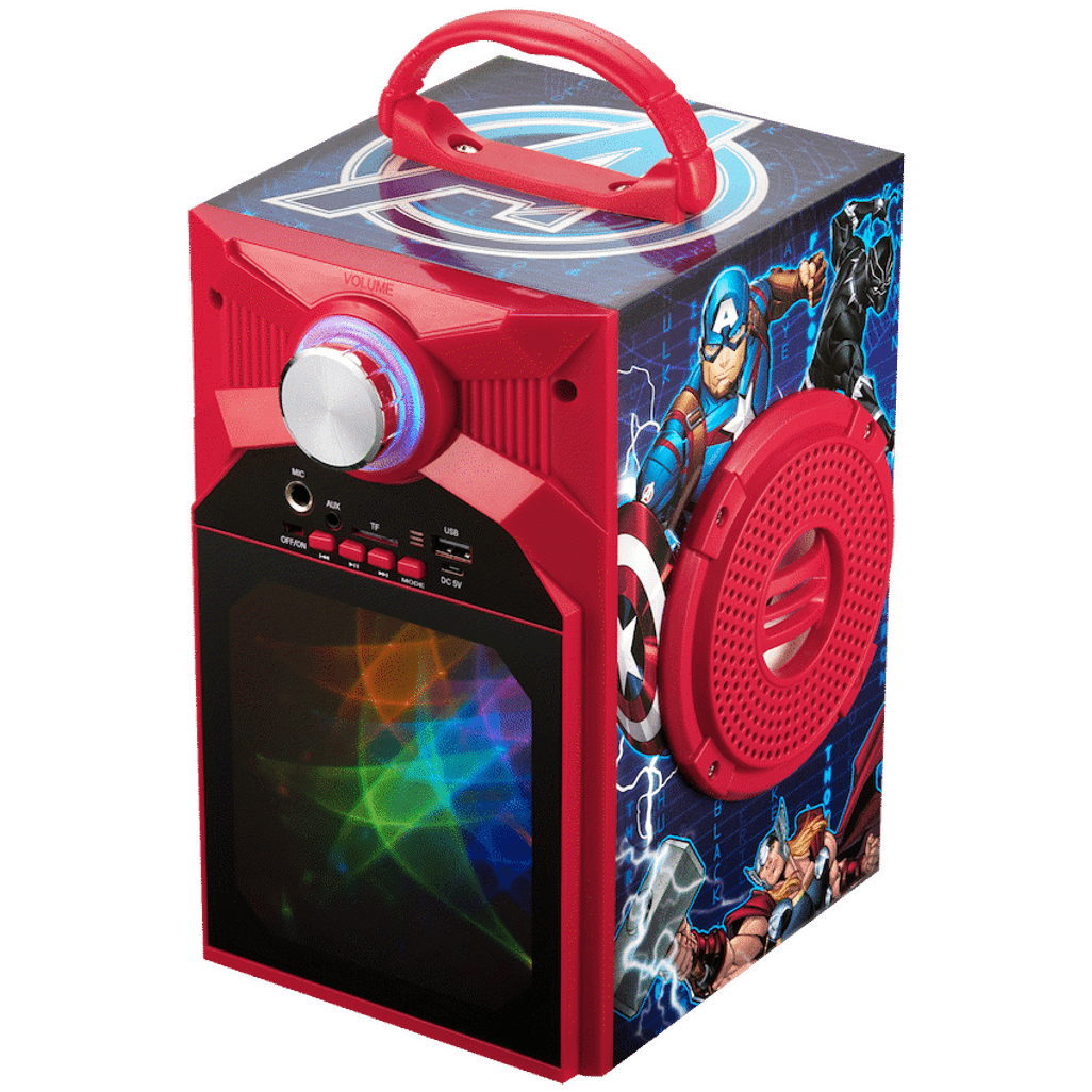 Marvel Avengers Galaxy LED Stars Karaoke Machine with Microphone - Shopping4Africa