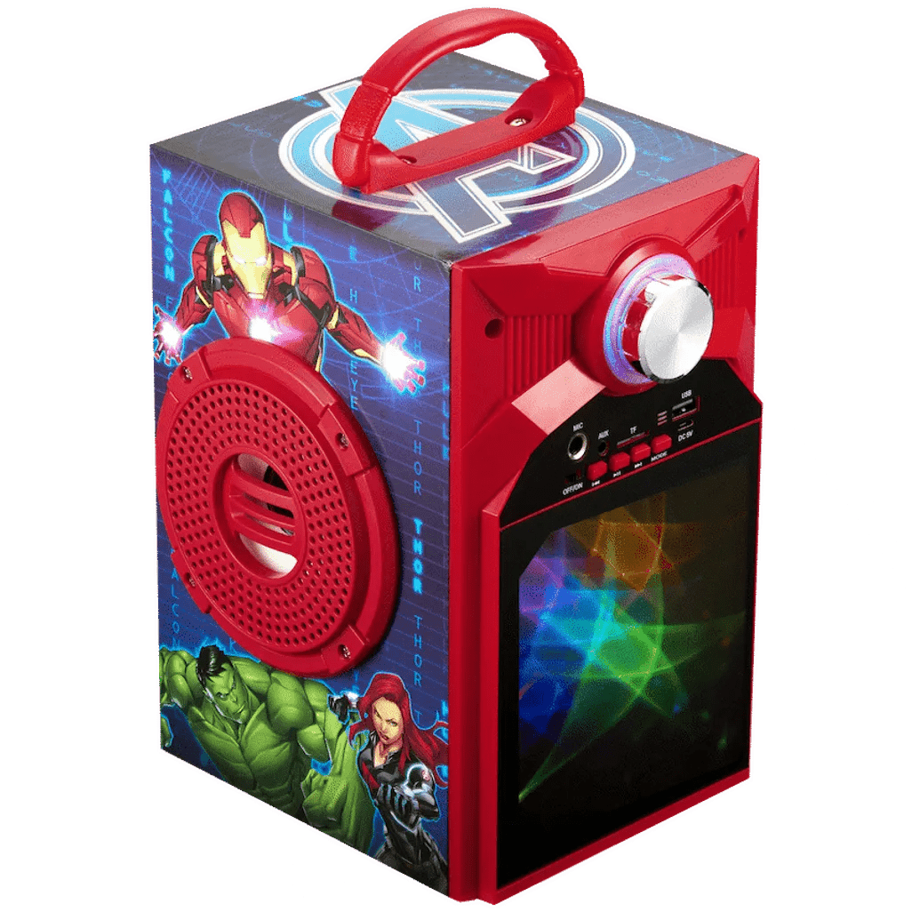 Marvel Avengers Galaxy LED Stars Karaoke Machine with Microphone - Shopping4Africa