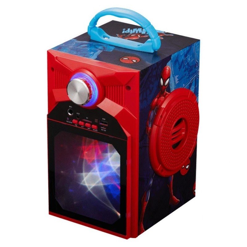 Marvel Spider - Man Galaxy LED Stars Karaoke Machine with Microphone - Shopping4Africa