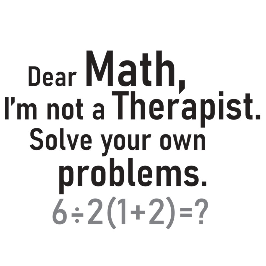 Math Quote - vinyl wall sticker - Shopping4Africa