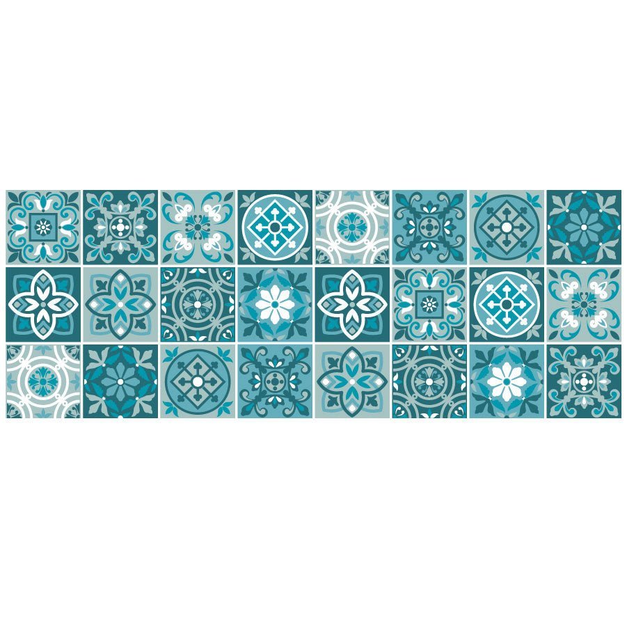 Medieval Teal - Vinyl Tile Strips - Shopping4Africa